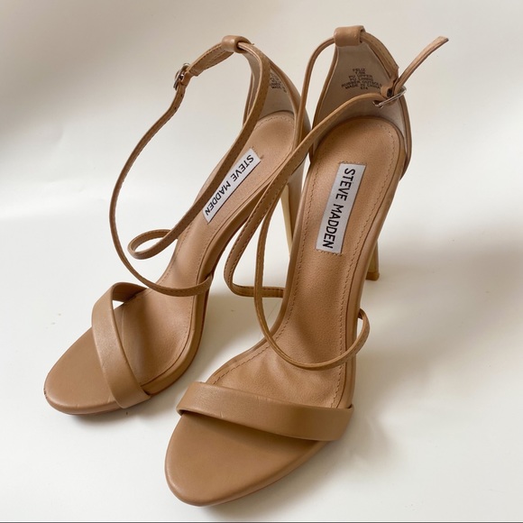 Steve Madden Shoes - Strappy Nude Steve Madden Stilettos